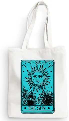 Decohim Funny Skull Tarot Card Sarcastic Canvas Tote Bag Grocery Bags Witchy Gifts for Women Halloween Birthday Christmas