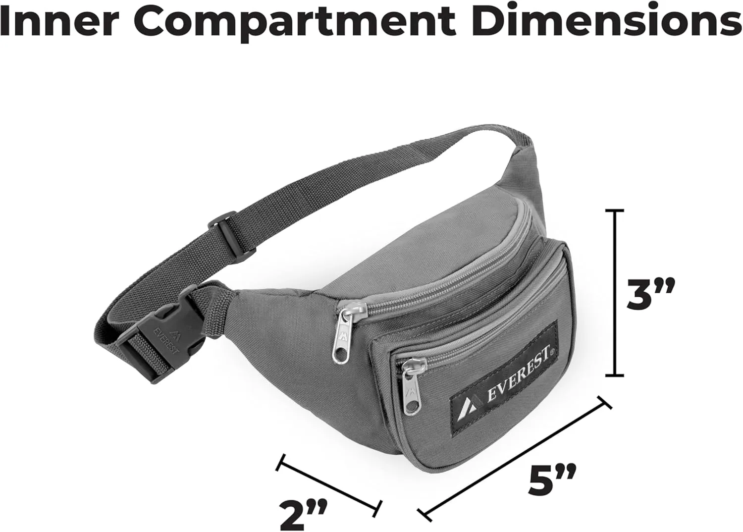 Everest Signature Waist Pack - Junior, Dark Purple, One Size