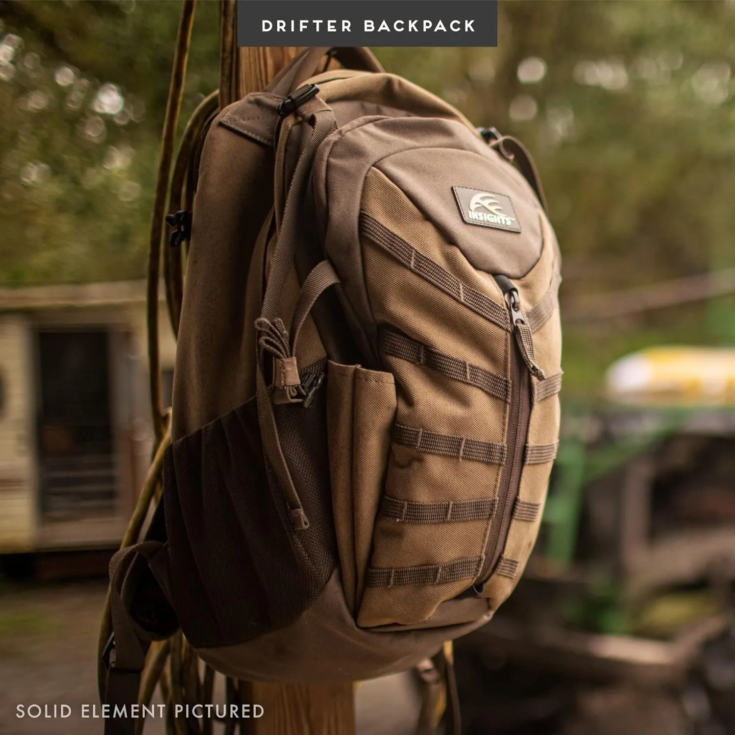 Insights Hunting by frogg toggs - The Drifter Backpack, Lightweight Camouflaged Day Pack holds Decoy, two H20 Bottles, Mossy Oak DNA