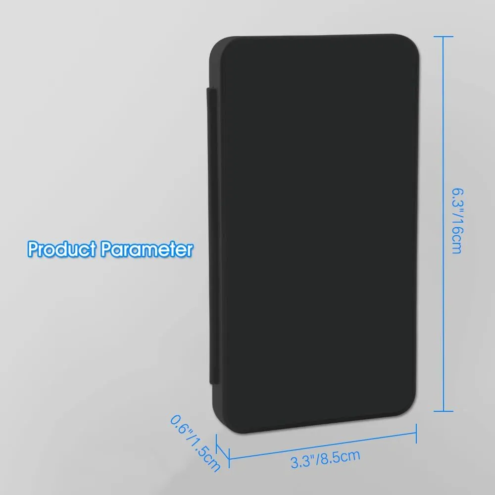 PERFECTSIGHT Switch Game Card Case, Black 24 Switch Game Holder for Nintendo Switch Lite/ OLED Cartridge Case with Game & Micro SD Card Slots