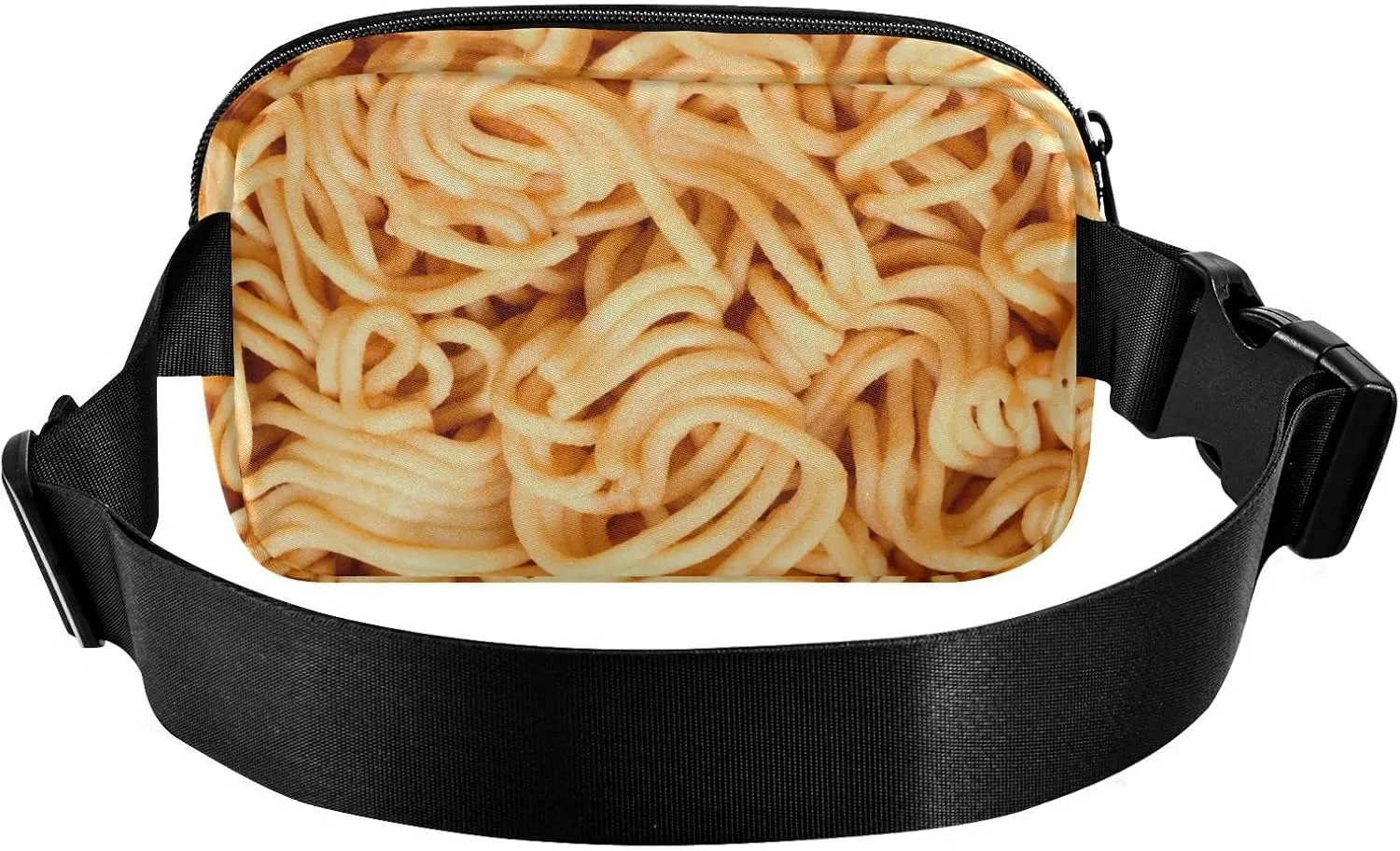 Ramen Noodles Fanny Pack for Men Women,Crossbody Waist Bag Pack with Adjustable Strap Mini Belt Bag for Running Cycling