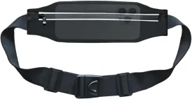 Running Belt Fanny Pack, Slim Runners Waist Pack for Men & Women [Fits ALL Phones], Money Belt, Reflective Running Gear Accessories Fitness Phone Holder for Exercise Marathon Jogging (Black)