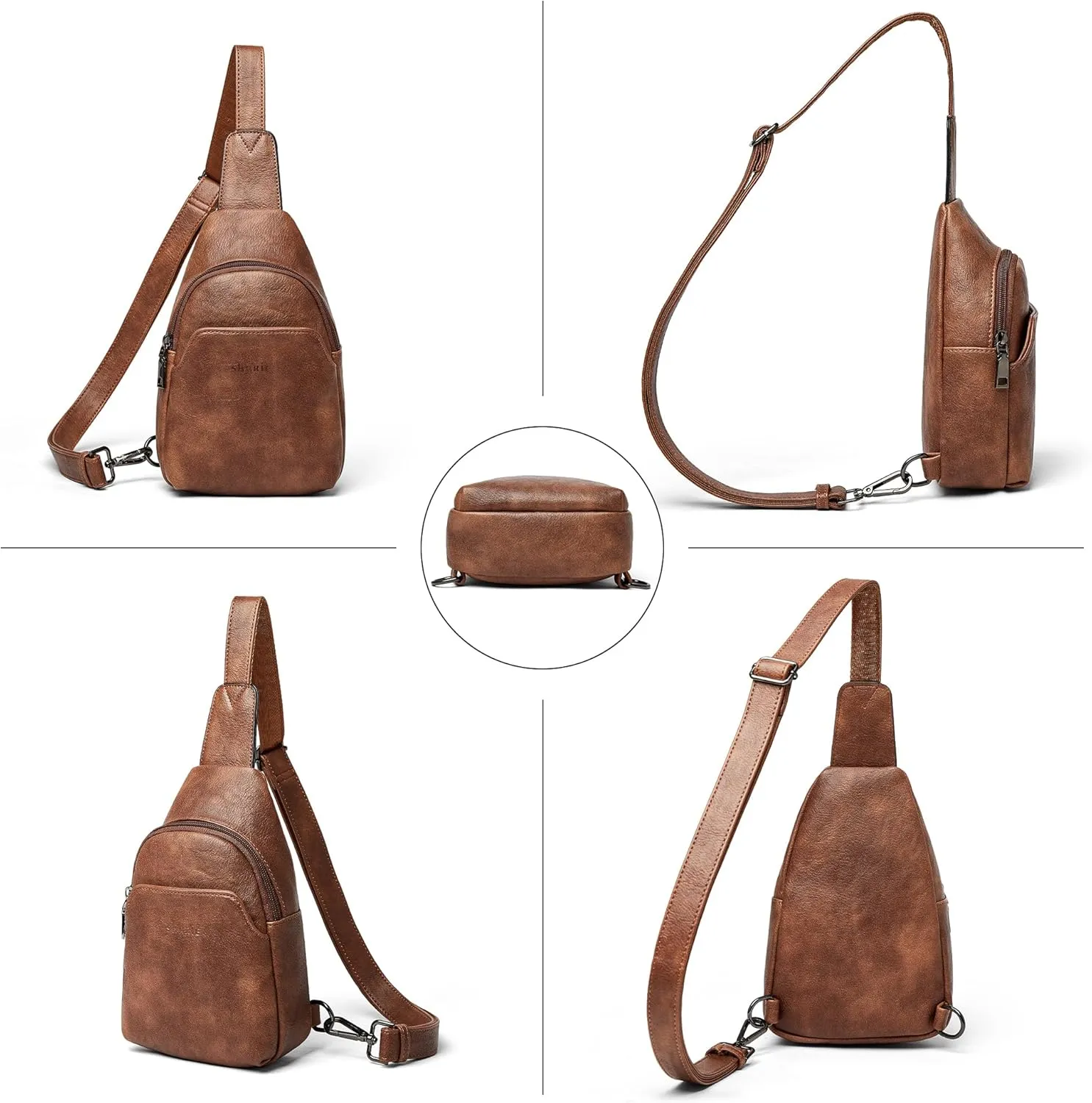 Shrrie Sling Bag for Women - Crossbody Fanny Pack for Women and Men, Trendy Compact Travel Bag