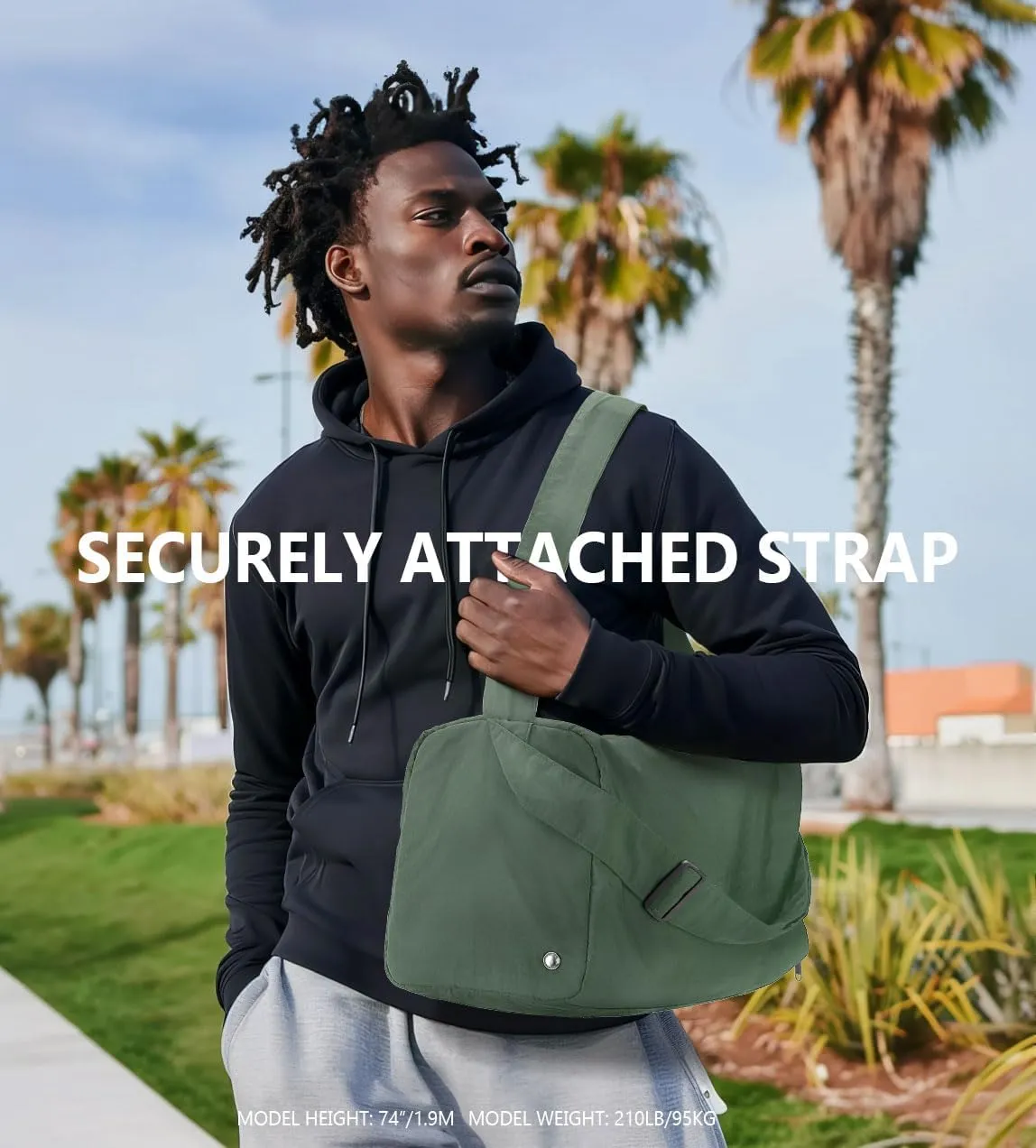 Small Gym Bag for Women with Shoes Compartment, Stylish Duffle Travel Bag for Plane, Lightweight Duffle Bag for Women & Men, Sport Gym Tote Bag with Wet Pocket for Yoga, Pilates, Swimming