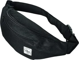 Vibe Festival Gear Fanny Pack for Men Women - Many Prints - Black Holographic Silver Gold Cute Waist Bag for Festival Rave Hiking Running Cycling